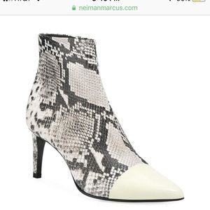 Rag and bone beha bootie, black/white, 38